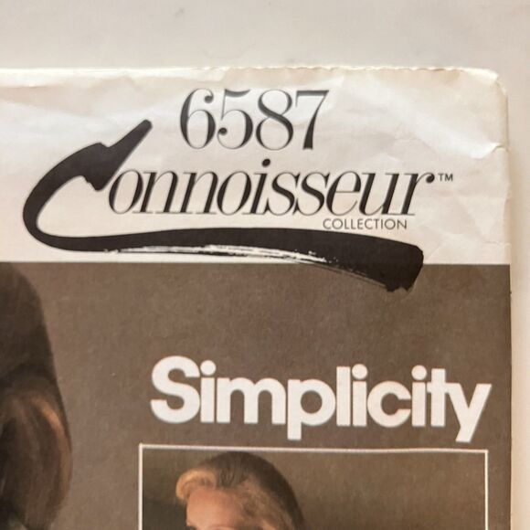 SIMPLICITY 6587 MISSES PLEATED FRENCH CUFF FLY FRONT BLOUSE PATTERN SZ 14 UNCUT - Picture 4 of 8